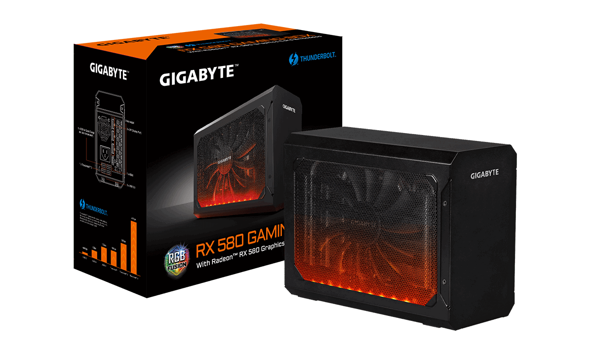 GIGABYTE、外付けGPUボックス「RX 580 Gaming Box」を発売