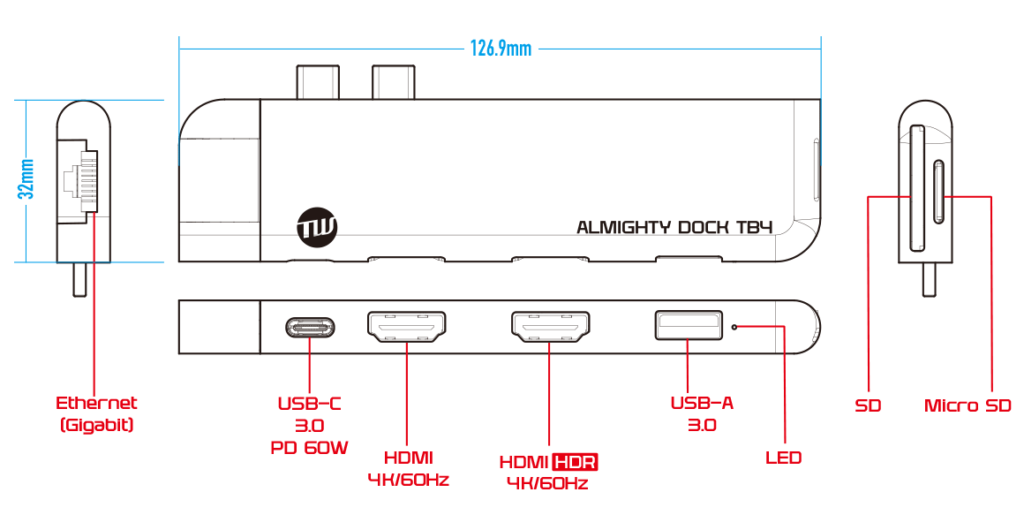 TUNEWEAR ALMIGHTY DOCK TB4