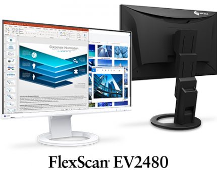 USB-C接続可能の23.8型ディスプレイ「FlexScan EV2480」がEIZOより発売