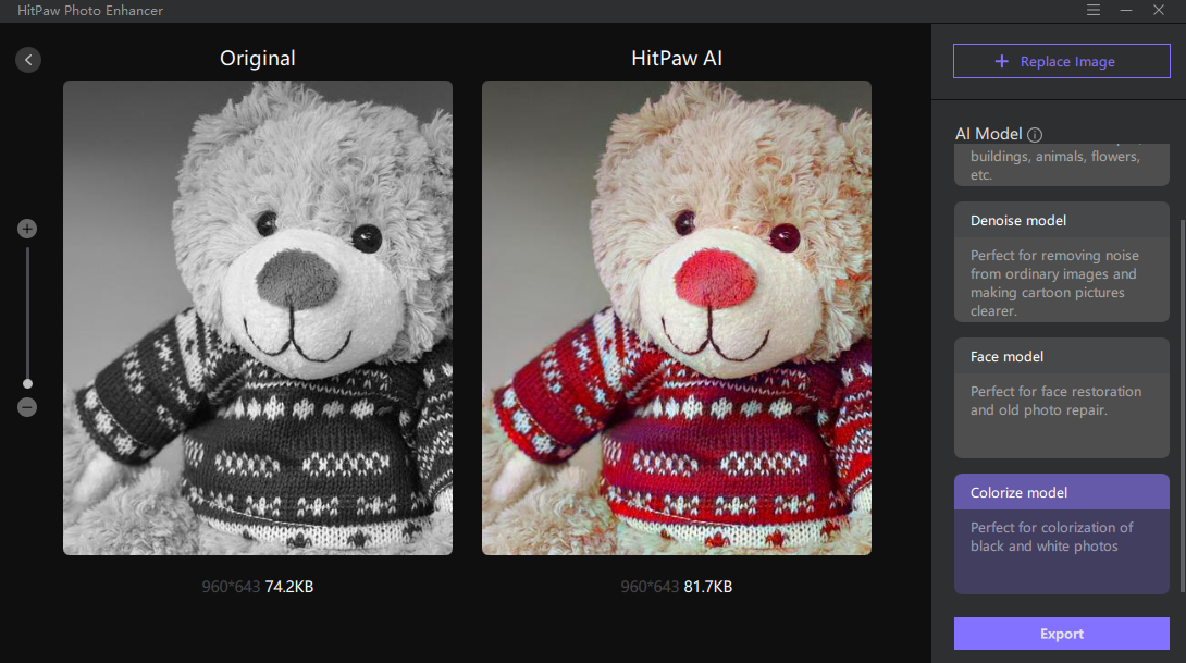 画像高画質化ソフト「HitPaw Photo Enhancer」にモノクロ写真をカラー化する機能が追加