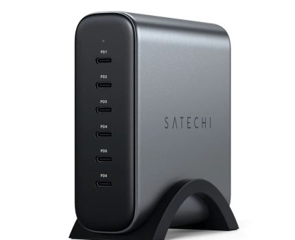 米Satechi社、ポート合計200W出力のUSB充電器「200W 6-Port USB-C PD GaN Charger」を発表