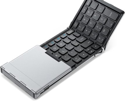 3台のデバイスを同時にマルチペアリング可能な折りたたみ式Bluetoothキーボード「IC-BK09」が発売