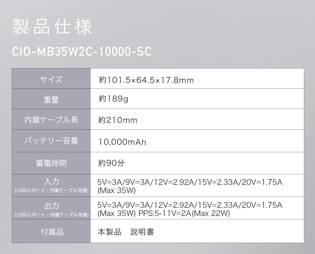 SMARTCOBY Ex SLIM Qi2＆Cable