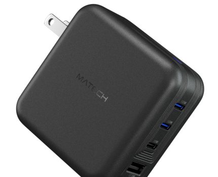 MATECH、100W出力対応の超小型4ポート急速充電器「Sonicharge 100W Pro X」をリニューアル発売
