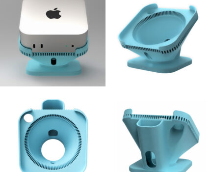 Mac mini M4を斜めに設置できる専用スタンド「MacLift 3D Setup Cradle for Mac mini M4」発売