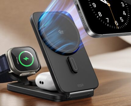 iPhone・Apple Watch・AirPodsの3台同時ワイヤレス充電に対応した充電ステーションが発売