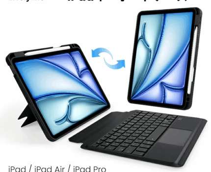 LivelyLife、縦横スタンドと磁気分離式キーボードを備えたiPadキーボードケースを発売